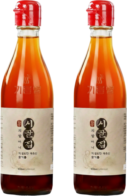 시장쏙 시골집 외할머니 참기름, 350ml, 2개