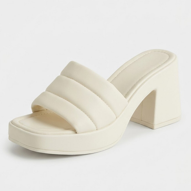 타니즈 리누퍼 여성용 키높이 슬리퍼 사무실 통굽 플랫폼 슬리퍼 (8cm)