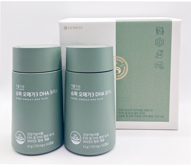 LG 생활건강 슈퍼 오메가 3, 2개, 56정