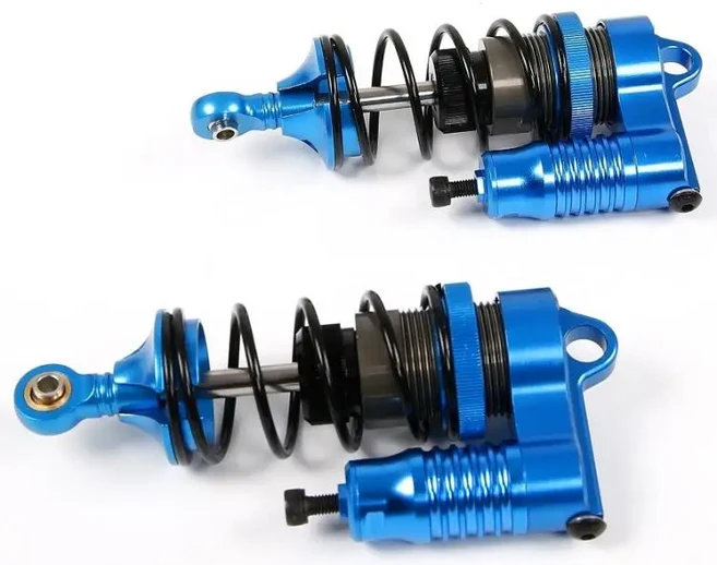 1/5 Rovan ROFUN F5 ROAD MCD XS5 트럭 Rc 자동차 부품 용 CNC 금속 충격 조절 버퍼 캐비티, 02 blue