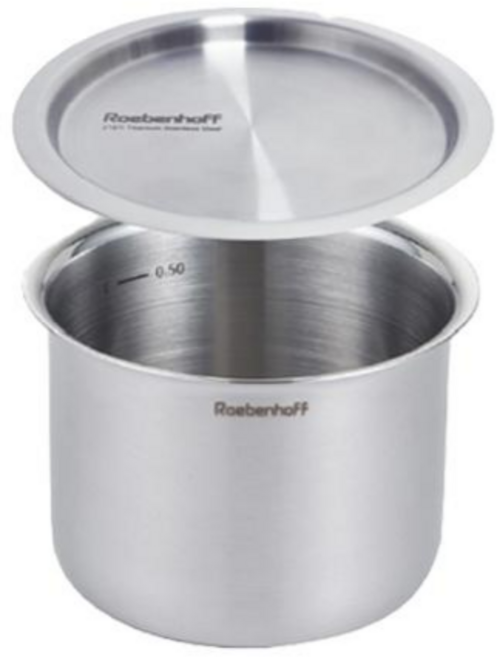 레벤호프 316Ti 스텐 밧드 원형 캐니스터, 1세트, 본품