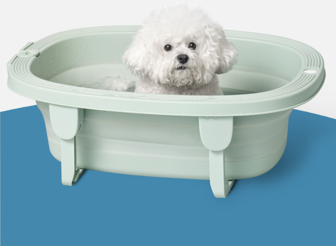헤이테일 반려동물 폴더블 욕조 강아지 고양이 접이식 욕조, 단품, 1개, 1개