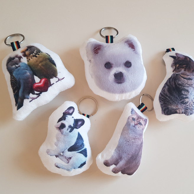 (소량주문제작)귀여운반려동물 포토키링굿즈제작 핸드메이드, 포토키링, 1개