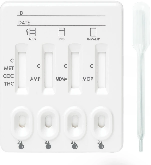 소변 마약 검사 키트 2종 스탠다드 대용량 25회분, B. 4종 스탠다드 검사, 1개 - 쿠팡