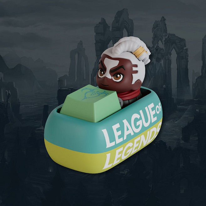 [타이니빌 공식] 리그 오브 레전드 롤 키캡 랜덤 피규어 (1EA), 1개