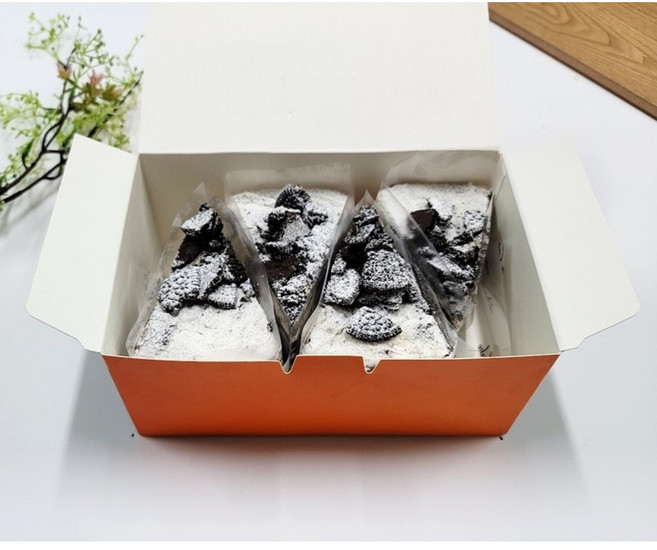 조각 케이크 25종 [케이크납품 카페케익 조각케익 초코 치즈 티라미수등], 648g, 1개, M쿠키앤크림