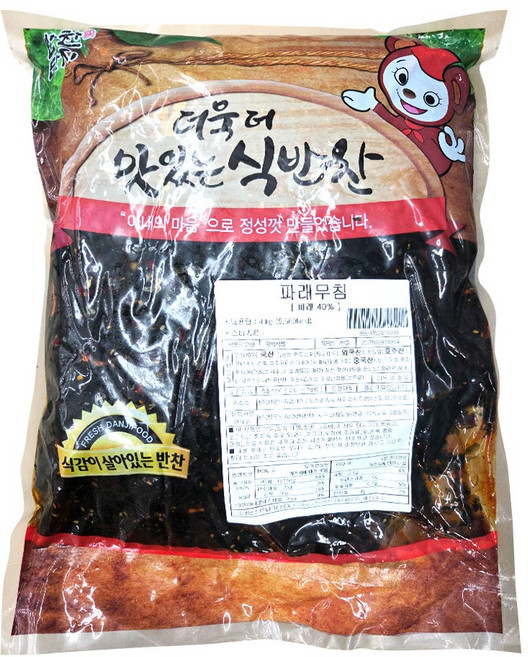 반찬단지 파래 무침 (냉장) 4kg, 1개
