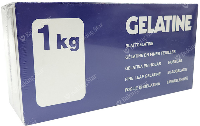 독일산 잎새 판젤라틴 1KG 선인 푸딩 젤리, 1개
