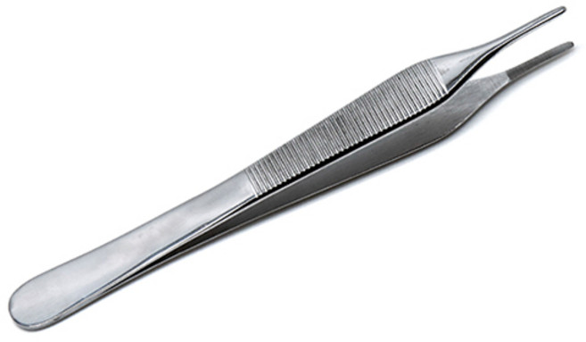 [WILLY] 의료용 에디슨 무구핀셋 10-130-12 (12cm), 1개