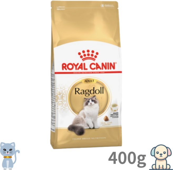 로얄캐닌 랙돌 어덜트 10kg, 400g, 곡물, 2개