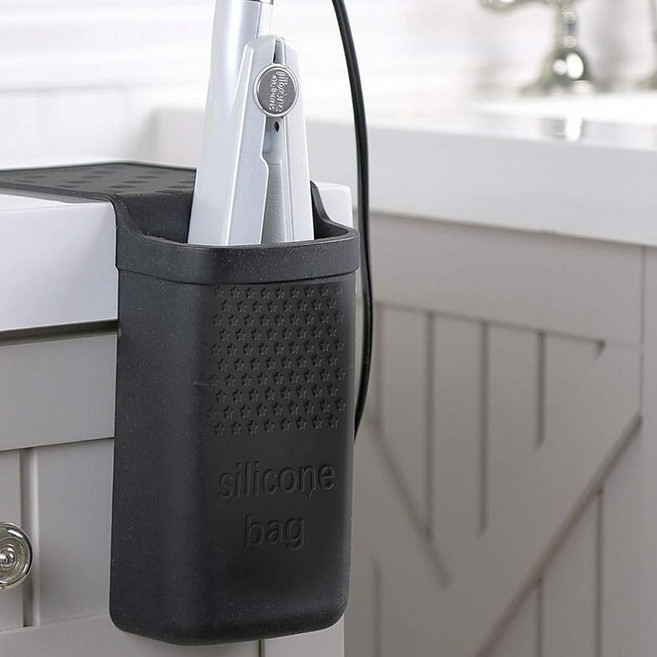 안전 방열 실리콘 고데기 흡착 수납