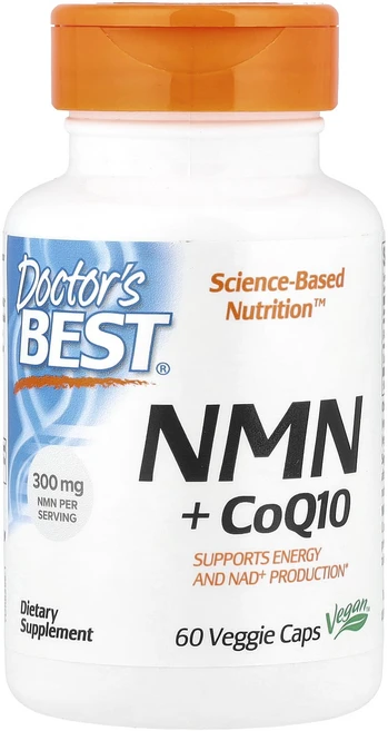 Doctor's Best NMN + CoQ10 베지 캡슐 60정, DoctorsBestNMNCoQ10베지캡슐60정, 1개 - 쿠팡