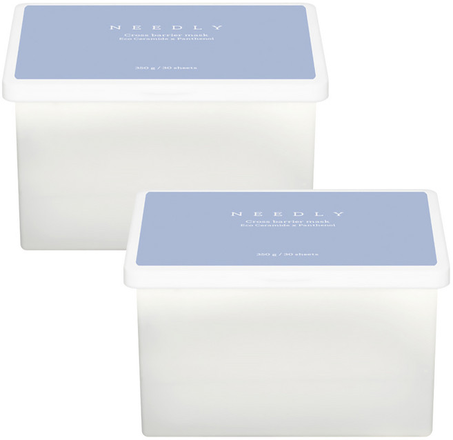 니들리 크로스베리어 마스크 350g, 30개입, 2개