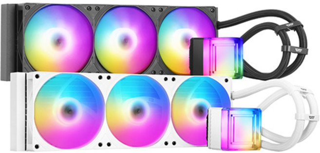 다크플래쉬 아쿠아루믹 DL-360 ARGB 화이트, 1개, 상품, 단일