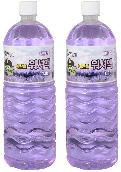 산도깨비 워셔액 라벤다향 1.8L X 2개