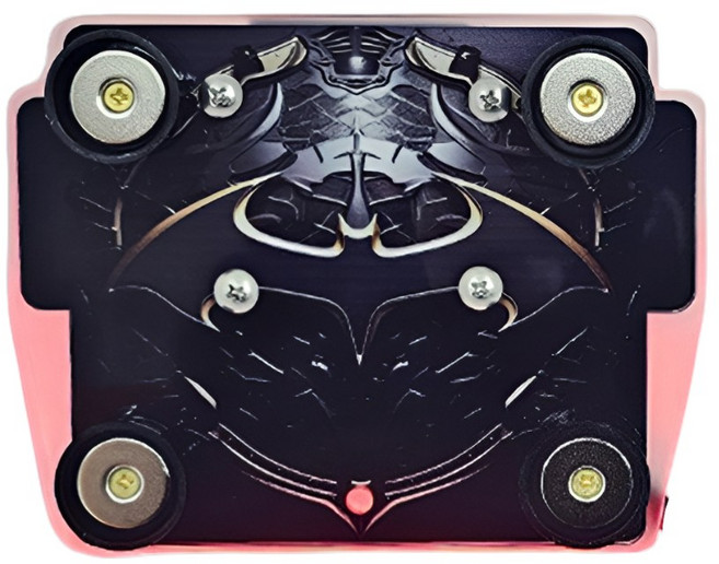 프로라이더스 스피드샵 배달대행 오토바이 자석 충전거치대 2구 오픈 배트맨 단품, 2구배트맨 레드 단품