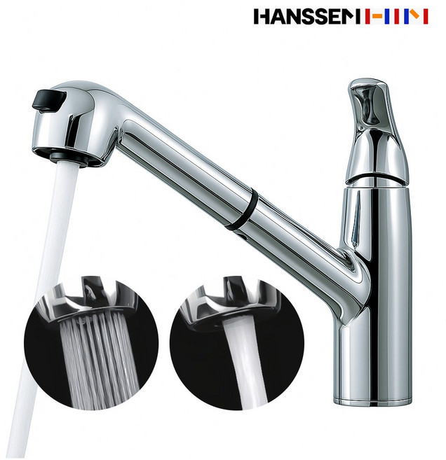 한샘 MSYS 싱크대 주방 수전 원홀 국내생산, 1개