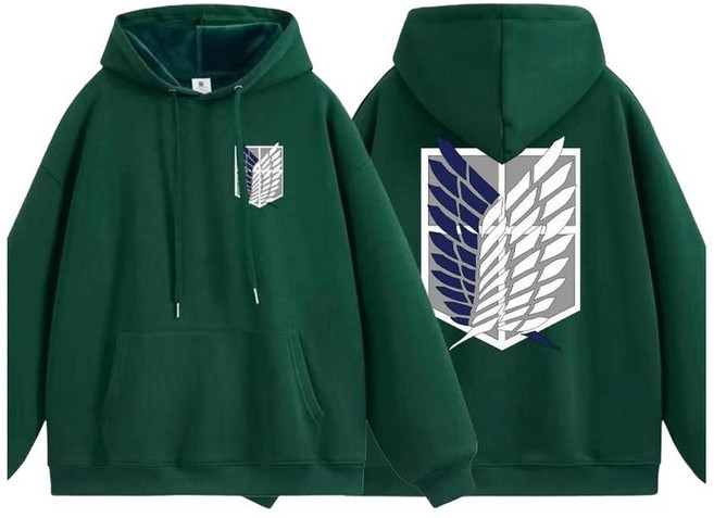 진격의거인 조사병단 후드집업 후드티 순면 후드 오버핏 남녀공용