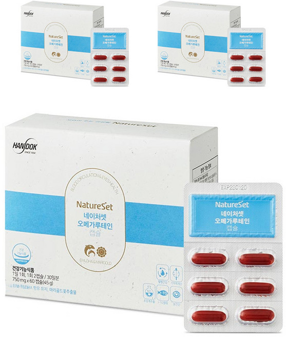 네이처셋 오메가 루테인 캡슐 3개월, 60정