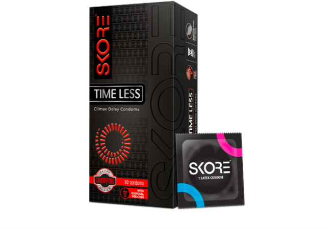 Skore Timeless Climax Delay Condoms - 1 Pack (10 pieces), 2박스, 10개입