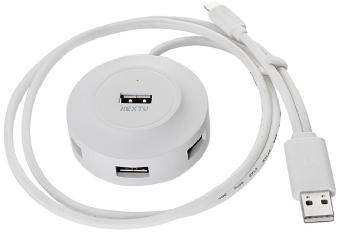 NEXT-UH104G USB2.0 4포트 OTG USB허브/스마트폰 태블릿PC 연결사용/일반 PC에 연결사용, 선택없음, 1개