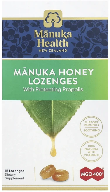 몸관리하세요 겨울입니다 Manuka Health 마누카 꿀 사탕 정제 프로폴리스 MGO 400+ 사탕 정제 15정 특별관리진행, ManukaHealth마누카꿀사탕정제프로폴리스MGO40, 1 - 쿠팡