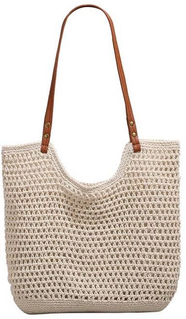 Netify 크로스백 그물코 편물트백 통기성 대용량 통근 샤클백 여름 매치백 여자 선물 추천 쇼핑백 포함 한국 배송