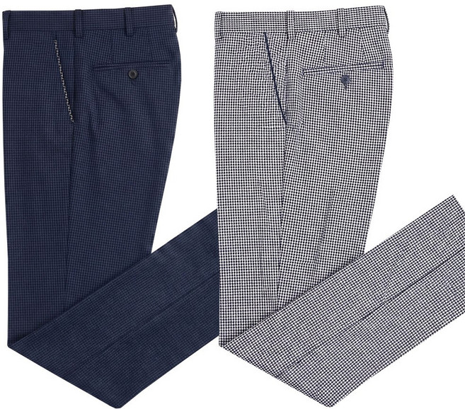 노블코리안 골프바지 체크 여름 골프웨어 남자 골프복