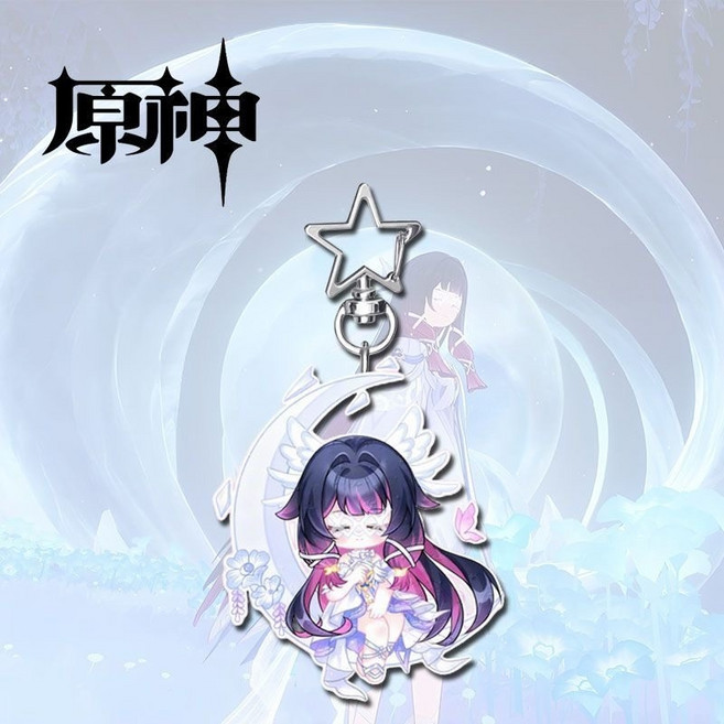 [원신] 콜롬비나 노드크라이 달의 신 열쇠고리 키링 키체인 굿즈 5cm, 콜롬비나 B