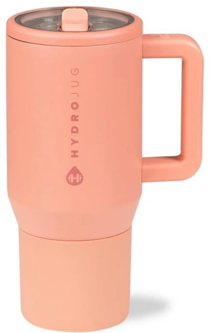 HydroJug 아동용 - 591.5ml(20온스) 단열 아동용 물병 플립 빨대 및 손잡이 포함 | 누출 방지 및 내구성 | 학교 스포츠 점심 여행 및 캠프 벨, 달리아 - 쿠팡