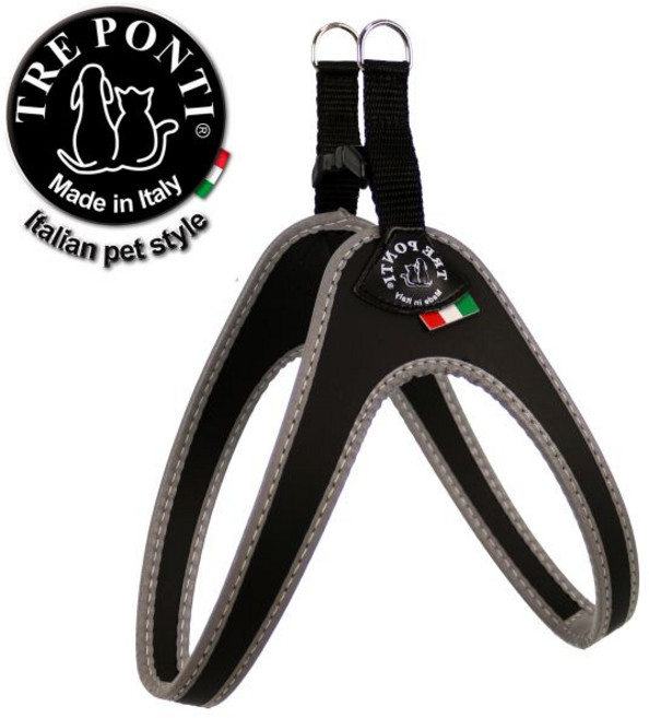 트레폰티 이지핏 리버티 버클 블랙 하네스 가슴줄, 상세페이지 참조