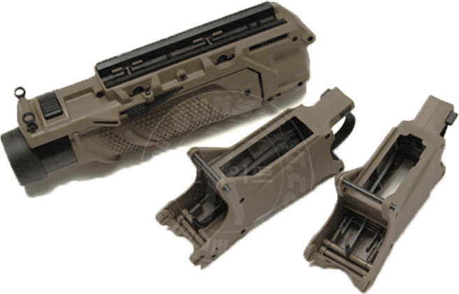 VFC MK13 MOD0 STD EGLM 블랙 탄 유탄발사기, 1개