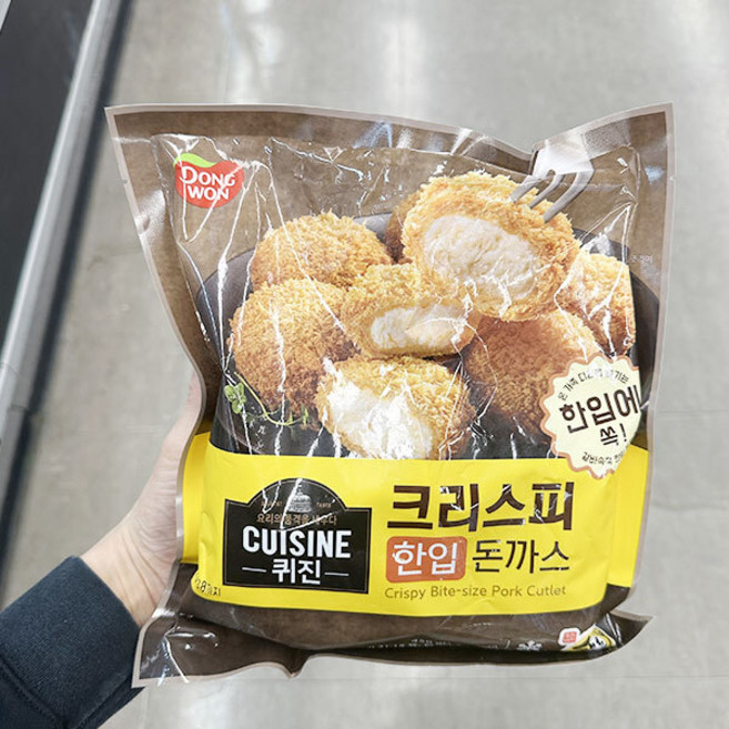 동원 퀴진 크리스피 한입 돈까스, 1개, 450g