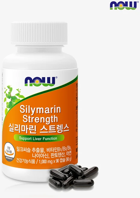 나우푸드 실리마린 스트렝스 90캡슐 3개월분, 90회분, 1세트 - 쿠팡