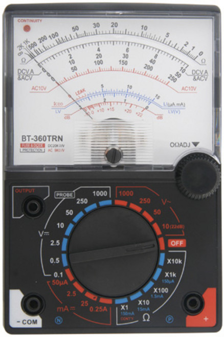 블루텍 아날로그테스터 YX360TRN BT-360TRN C4004138, 1개