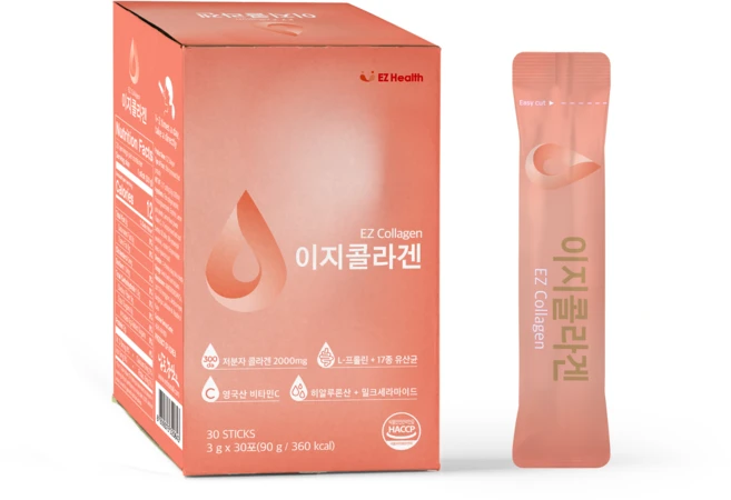 프리미어 콜라겐 섬유소 영국산 저분자 2000mg, 1개, 90g - 쿠팡