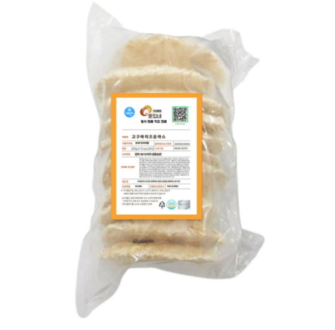 고구마 치즈 돈까스, 40개, 200g