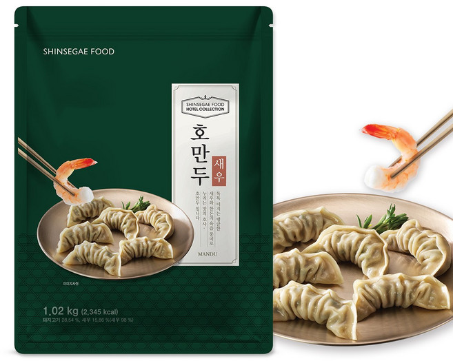 호텔컬렉션 호만두 새우 1.02kg, 1개