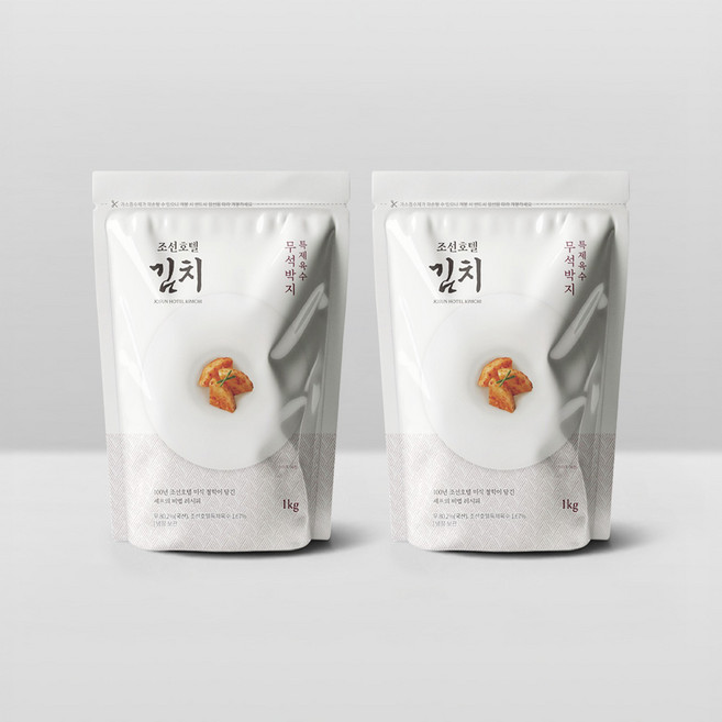 조선호텔 특제육수 무석박지 1kg x 2팩, 2개