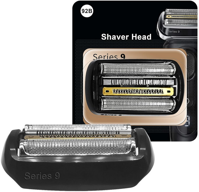 브라운 시리즈 9 면도기 호환 면도날 92S 92B 94M 교체용 면도기 날망, 1개