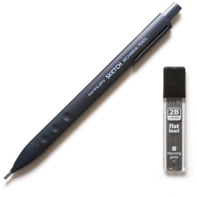 모닝글로리 스케치샤프 및 샤프심(/2b)/납작샤프/드로잉샤프, 샤프심