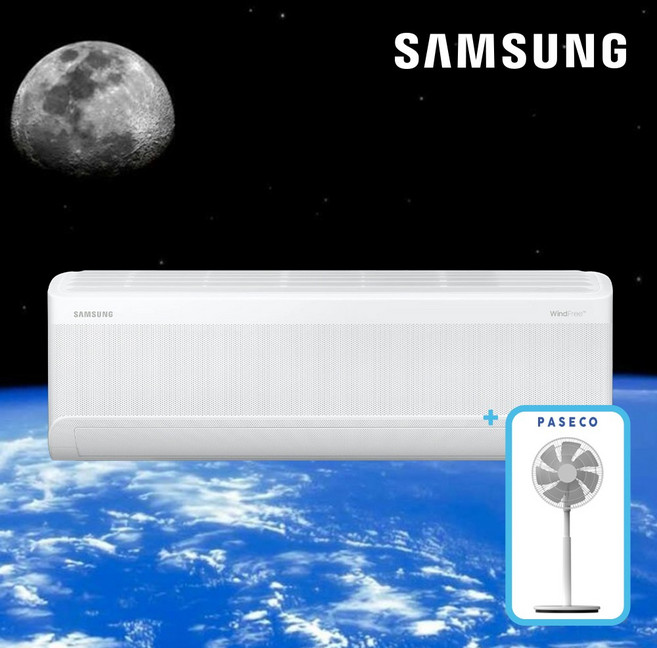 삼성 AI 무풍 콤보 벽걸이 에어컨 인버터 1등급 9평형 AR60F09D11WT +파세코 써큘레이터 세트, AR60F09D11WT+써큘레이터, 일반배관형