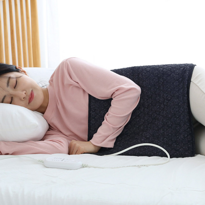 테슬테즐 어깨 허리 전기 온열 찜질기 대형, Tes-G60, 블랙퀼팅