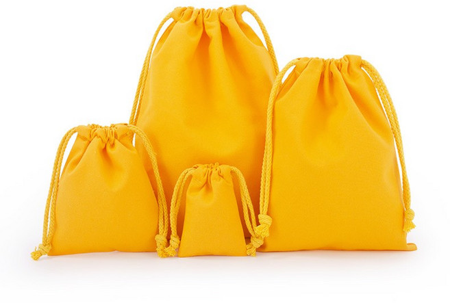 프리미엄 캔버스 도톰한 더스트백 스트링 조리개파우치 다용도 복조리 주머니