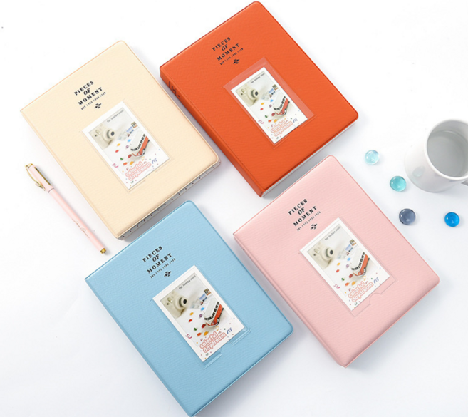 하우홈즈 4단 포토카드 128매 포토앨범 포카북 미니포카앨범, 블루, 상세페이지 참조