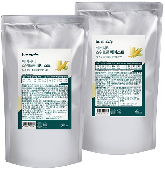 베버시티 세미 스위트콘 페이스트, 2개, 1개입, 1kg