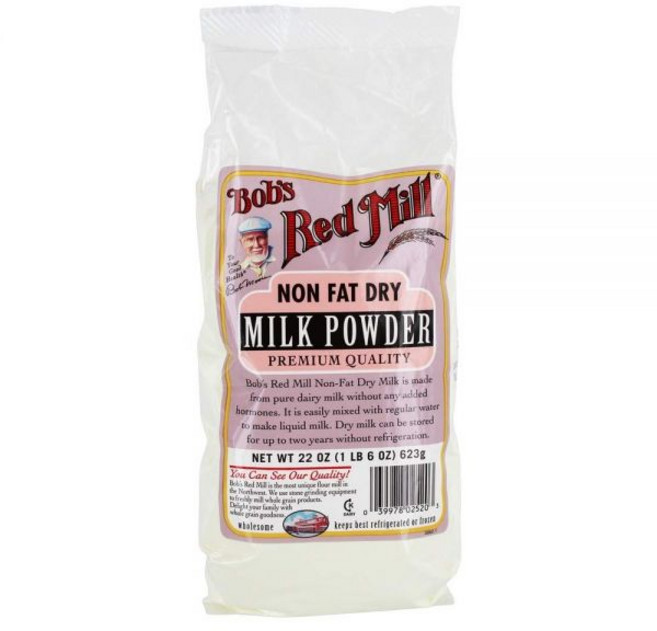 Bob's Red Mill 우유 밀크 파우더 가루 분말 밥스 레드 밀 22온스