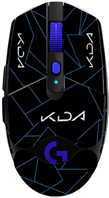 로지텍 G304 X C타입 충전식 경량 무선 마우스, 블랙 + 케이디에이