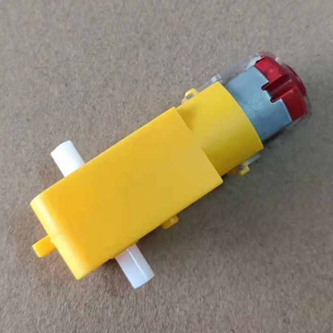이중축 TT모터 직류전동기모터 (양쪽축) DC모터 3V/6V (감속비율 1:120) 1pcs DC모터용기어박스 기어모터 기어드모터 cc-ga9, 1개