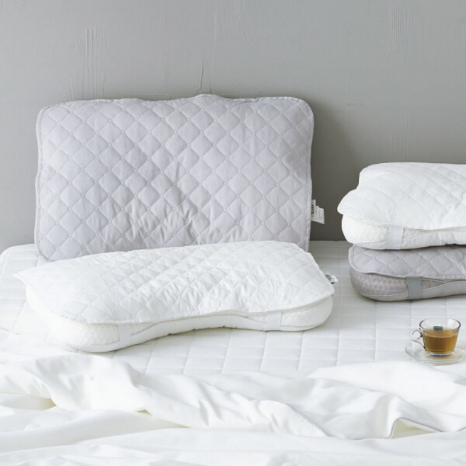 [루나앤슬립] 코이 HR 밴딩 베개커버 2장, 사이즈:그레이